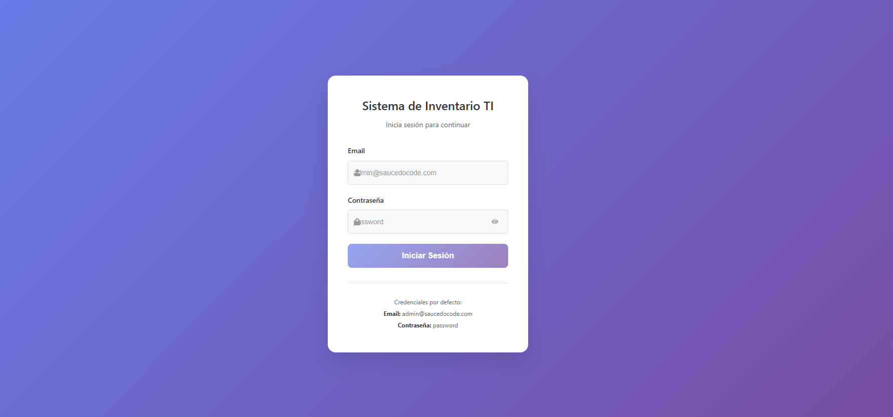 Sistema de Inventario TI